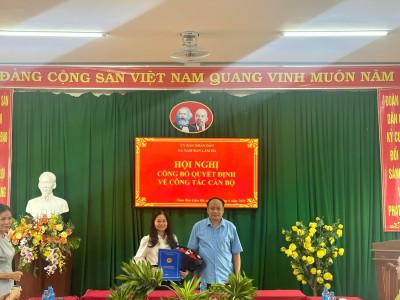 CHÚC MỪNG CÔ LÊ THỊ LÂM ĐƯỢC BỔ NHIỆM GIỮ CHỨC VỤ PHÓ HIỆU TRƯỞNG TRƯỜNG TIỂU HỌC NAM BAN II